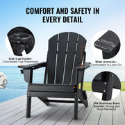 Adirondack Chair Plastic, Set of 2 All-Weather Portable Folding Fire Pit Chair, Outdoor Adirondack Patio V952-SLADLDKYHSKZ8TB0XV0