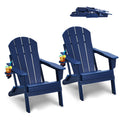 Adirondack Chair Plastic, Set of 2 All-Weather Portable Folding Fire Pit Chair, Outdoor Adirondack Patio V952-SLADLDKYLSKZ3IJ8KV0
