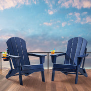 Adirondack Chair Plastic, Set of 2 All-Weather Portable Folding Fire Pit Chair, Outdoor Adirondack Patio V952-SLADLDKYLSKZ3IJ8KV0