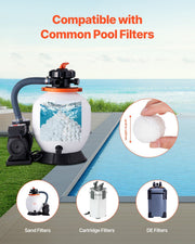 Pool Filter Balls for Sand Filter, 2.1 kg, Filter Balls Replace Pool Filter Sand, Reusable Polyester Fiber V952-SLBGLQBS46LB1DYQ4V0