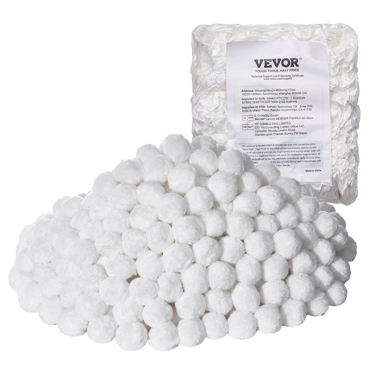 Pool Filter Balls for Sand Filter, 2.1 kg, Filter Balls Replace Pool Filter Sand, Reusable Polyester Fiber V952-SLBGLQBS46LB1DYQ4V0