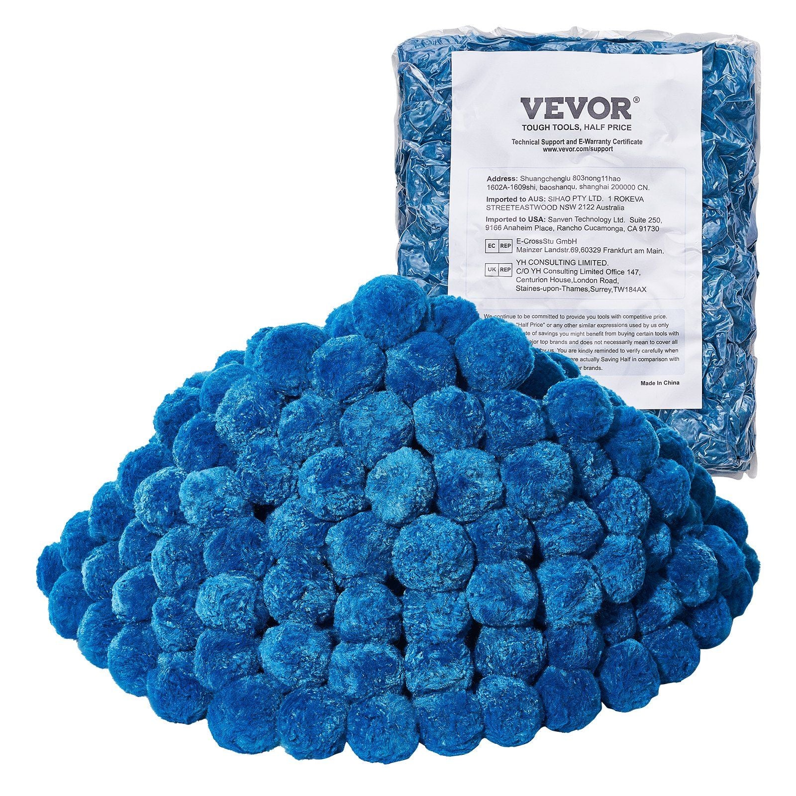 Pool Filter Balls for Sand Filter, 1.83 kg, Filter Balls Replace Pool Filter Sand, Reusable Blue Polyester V952-SLBGLQLS4LBSZKI05V0