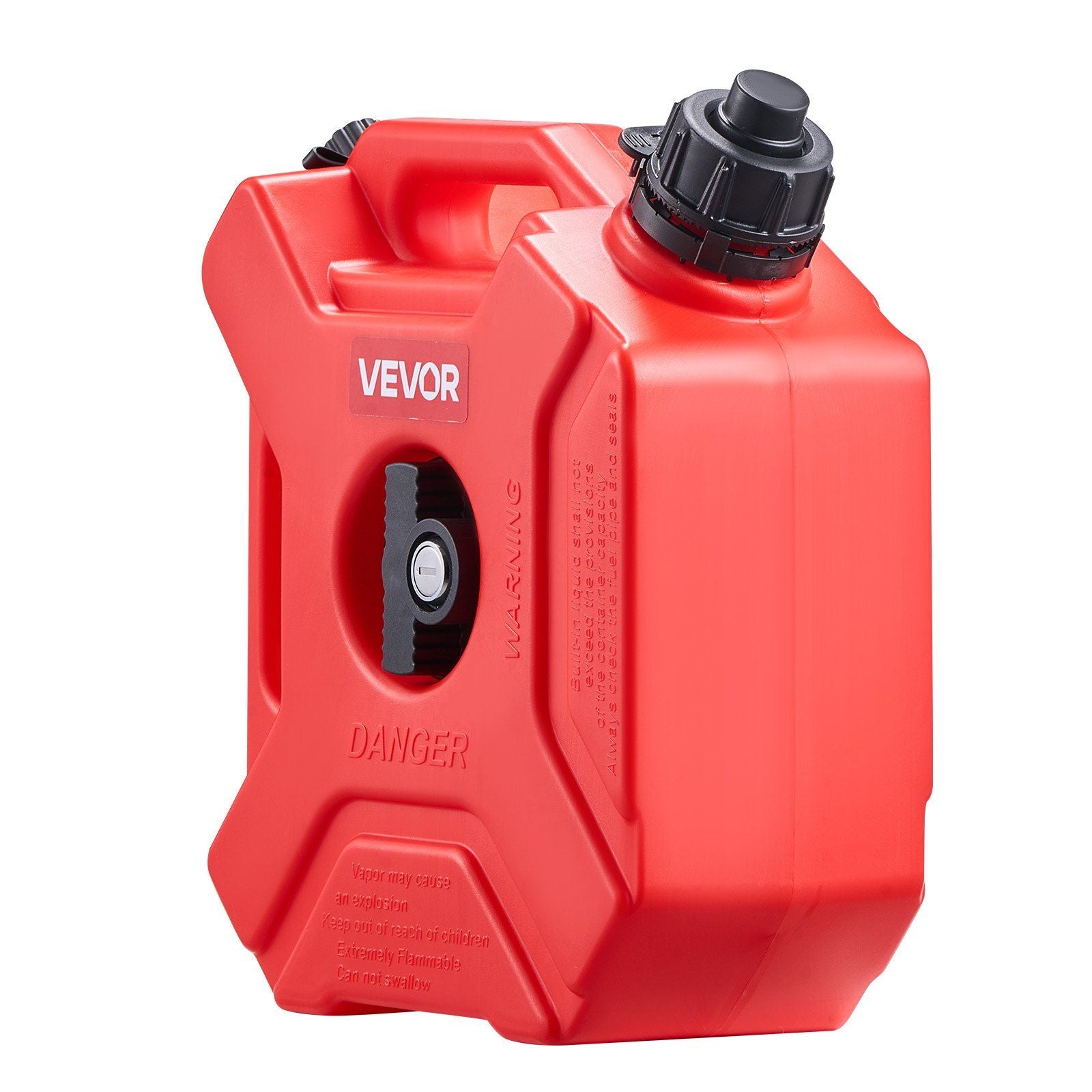 Fuel Container, 5 L, Gas Can with Spout and Lockable Bracket, 15 L/min Max Flow Rate, Secure & Leak-proof, V952-SLBXSYXCZK1JQWB8R001V0