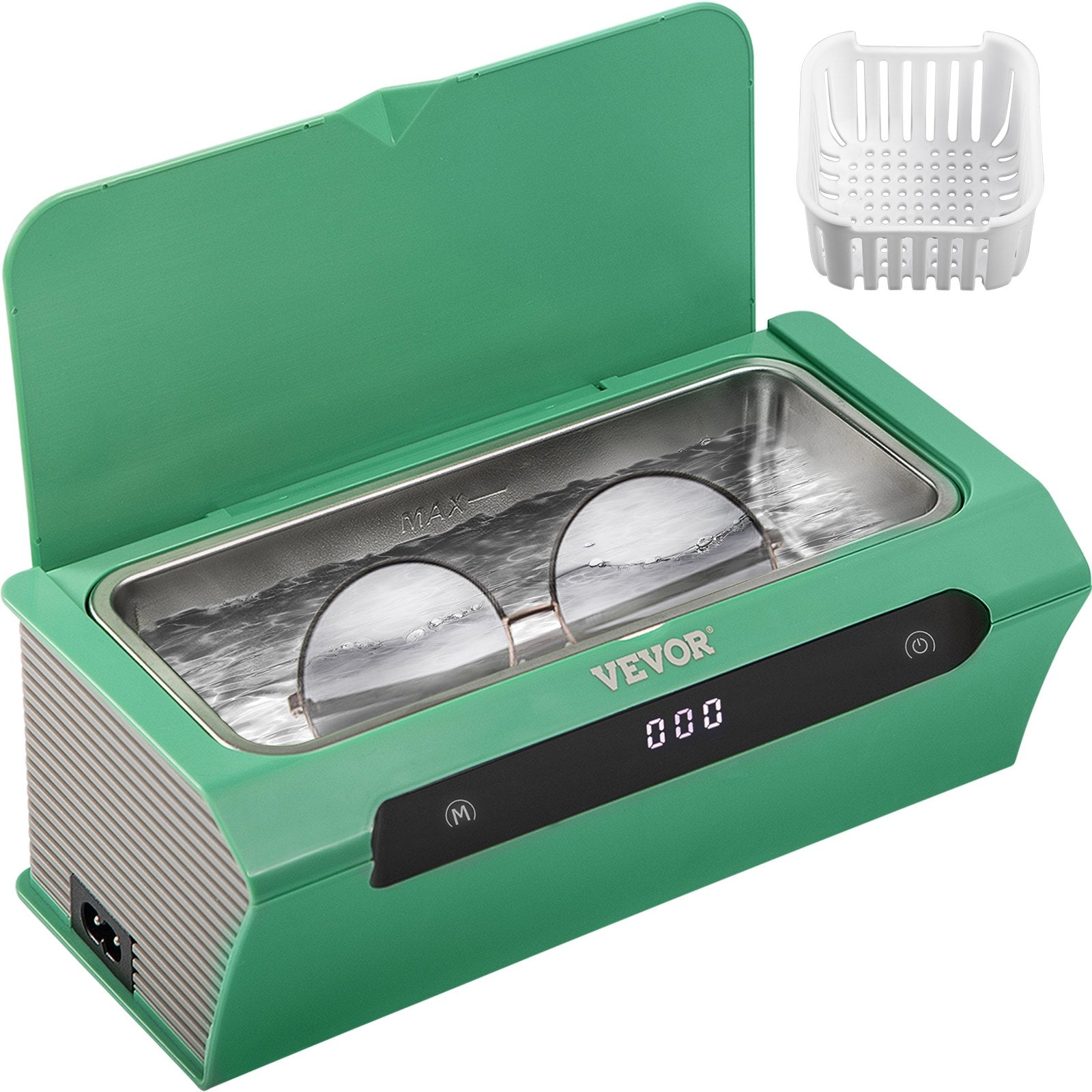 Ultrasonic Cleaner Ultrasound Cleaning Machine 500ML Green for Jewelry V952-SLCSBQXJMLSZF9EK7V3