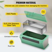 Ultrasonic Cleaner Ultrasound Cleaning Machine 500ML Green for Jewelry V952-SLCSBQXJMLSZF9EK7V3