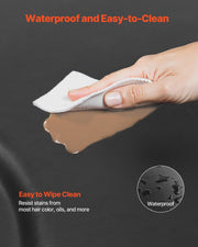 Salon Mat for Hair Stylist, 1220 x 930 mm Semi-circle Salon Chair Mat, 25mm Thickened Anti Fatigue Barber V952-SLDBYD1INCH3ZHR0VV0