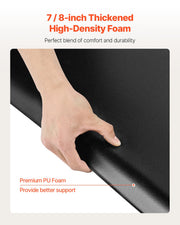 Salon Mat for Hair Stylist, 1525 x 915 mm Rectangle Salon Chair Mat Anti Fatigue, 23mm Thickened PVC + PU V952-SLDFXD78INCH0SOZ4V0