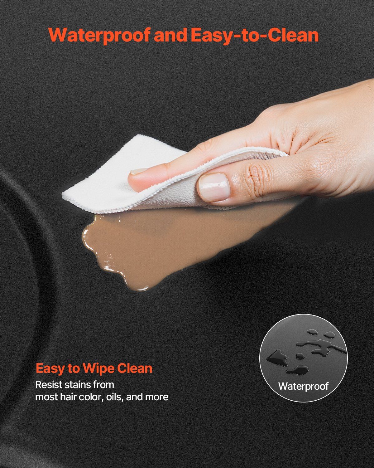 Salon Mat for Hair Stylist, 1225 x 1505 mm Hexagon Salon Chair Mat Anti Fatigue, 13mm Thickened Barber Shop V952-SLDLJD12INCHQYV9OV0