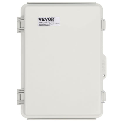 Outdoor Electrical Junction Box, 300 x 200 x 180 mm, ABS Plastic Electrical Enclosure Box with Hinged Cover V952-SLJXHABS12X86XOWLV0
