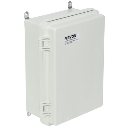 Outdoor Electrical Junction Box, 300 x 200 x 180 mm, ABS Plastic Electrical Enclosure Box with Hinged Cover V952-SLJXHABS12X86XOWLV0
