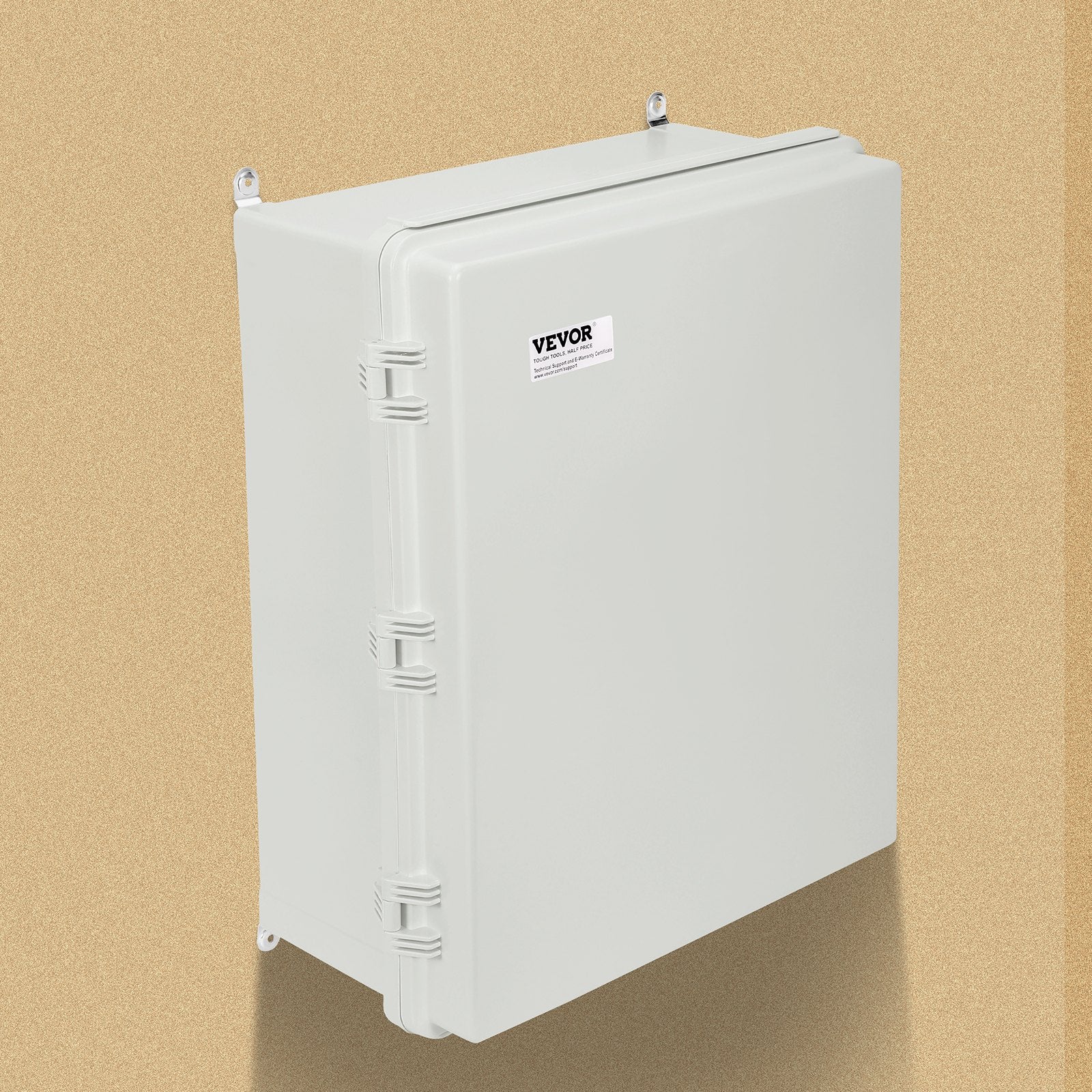 Outdoor Electrical Junction Box, 350 x 250 x 150 mm, ABS Plastic Electrical Enclosure Box with Hinged Cover V952-SLJXHABS14X138LEDV0