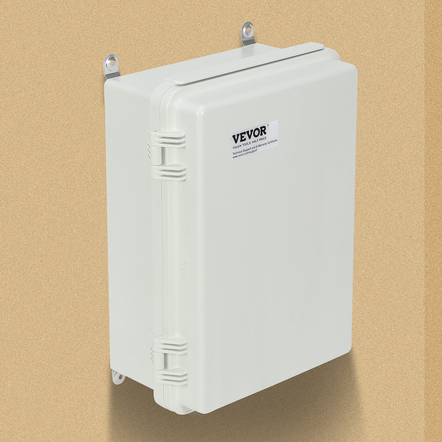 Outdoor Electrical Junction Box, 430 x 330 x 180 mm, ABS Plastic Electrical Enclosure Box with Hinged Cover V952-SLJXHABS16X1GLKCVV0