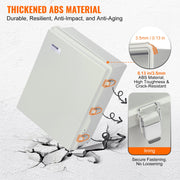 Outdoor Electrical Junction Box, 530 x 430 x 200 mm, ABS Plastic Electrical Enclosure Box with Hinged Cover V952-SLJXHABS20X11PW8VV0
