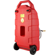 60.57L Fuel Caddy, 7.8 L/min, Portable Gas Storage Tank Container with Hand Pump Rubber Wheels, Fuel Transfer V952-SLJYCSL163MM1YYBQV0