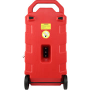 60.57L Fuel Caddy, 7.8 L/min, Portable Gas Storage Tank Container with Hand Pump Rubber Wheels, Fuel Transfer V952-SLJYCSL163MM1YYBQV0