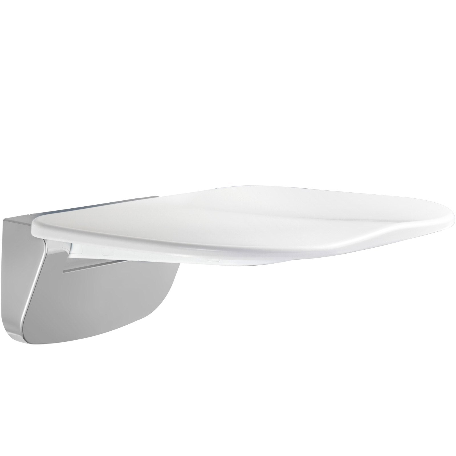 Urea-formaldehyde Folding Shower Seat, 13.6'' x 12.8'' Unfolded, Wall Mounted Fold Up Shower Bench with 450 V952-SLKNQWZCWKB1YXHBJV0