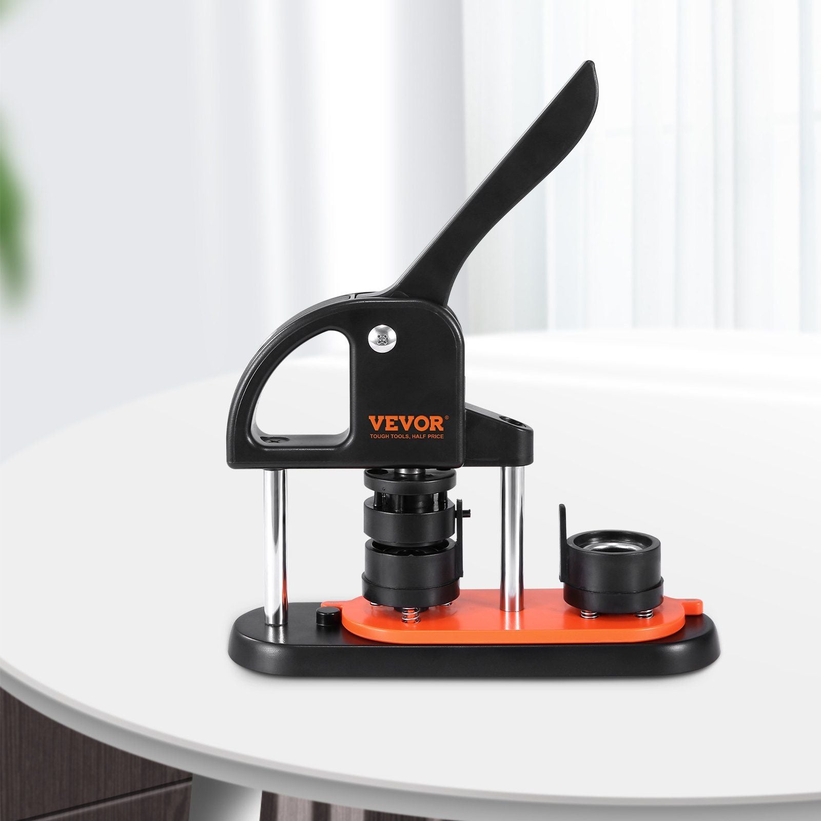 Button Maker Machine, 1.25 inch/32mm Pin Maker, Installation-Free Badge Punch Press Kit, Children DIY Gifts V952-SLKXZJ32MM500JRFVV0