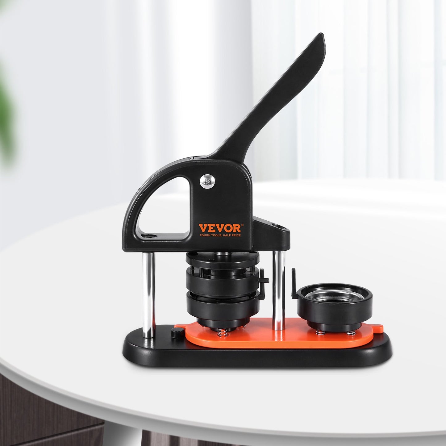 Button Maker Machine, 2.28 inch/58mm Pin Maker, Installation-Free Badge Punch Press Kit, Children DIY Gifts V952-SLKXZJ58MM100NXJ1V0