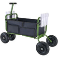 Beach Fishing Cart, 136kg Load Capacity, Foldable Fish and Marine Cart with Four 280mm Big Wheels Rubber V952-SLKYJCKZD000GFIOEV0