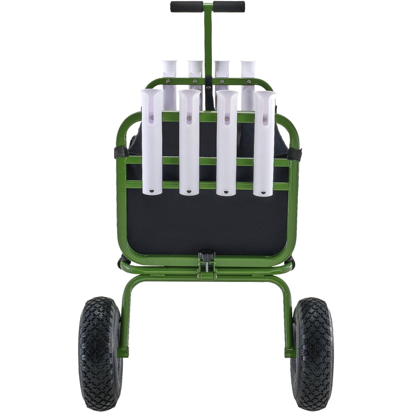 Beach Fishing Cart, 136kg Load Capacity, Foldable Fish and Marine Cart with Four 280mm Big Wheels Rubber V952-SLKYJCKZD000GFIOEV0