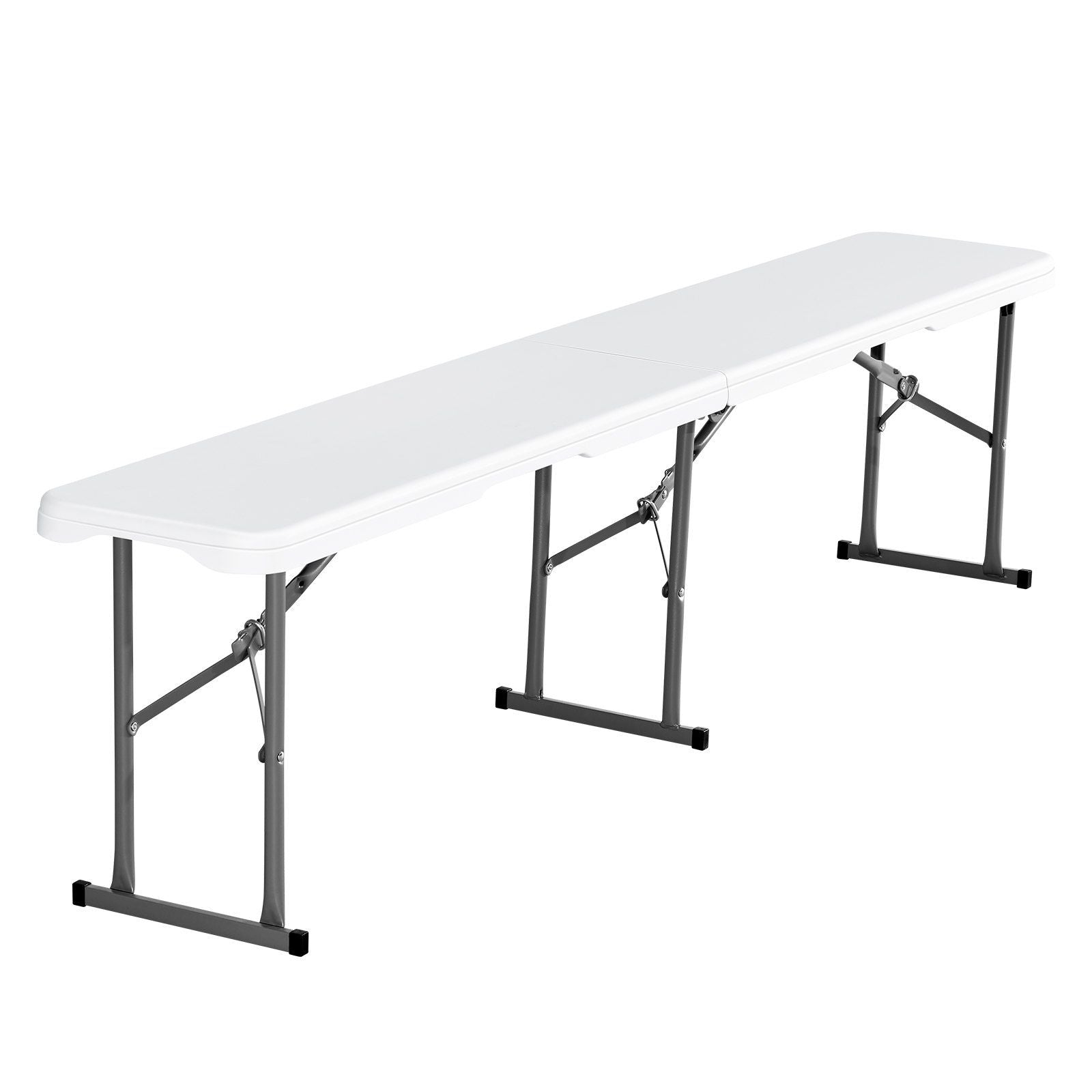 Plastic Folding Bench, 6 ft Portable Bench for Indoor/Outdoor Picnic Party Patio Camping Dining, Foldable V952-SLKZDYDZY6FTUQW6VV0