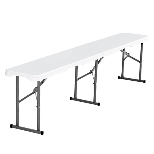 Plastic Folding Bench, 6 ft Portable Bench for Indoor/Outdoor Picnic Party Patio Camping Dining, Foldable V952-SLKZDYDZY6FTUQW6VV0