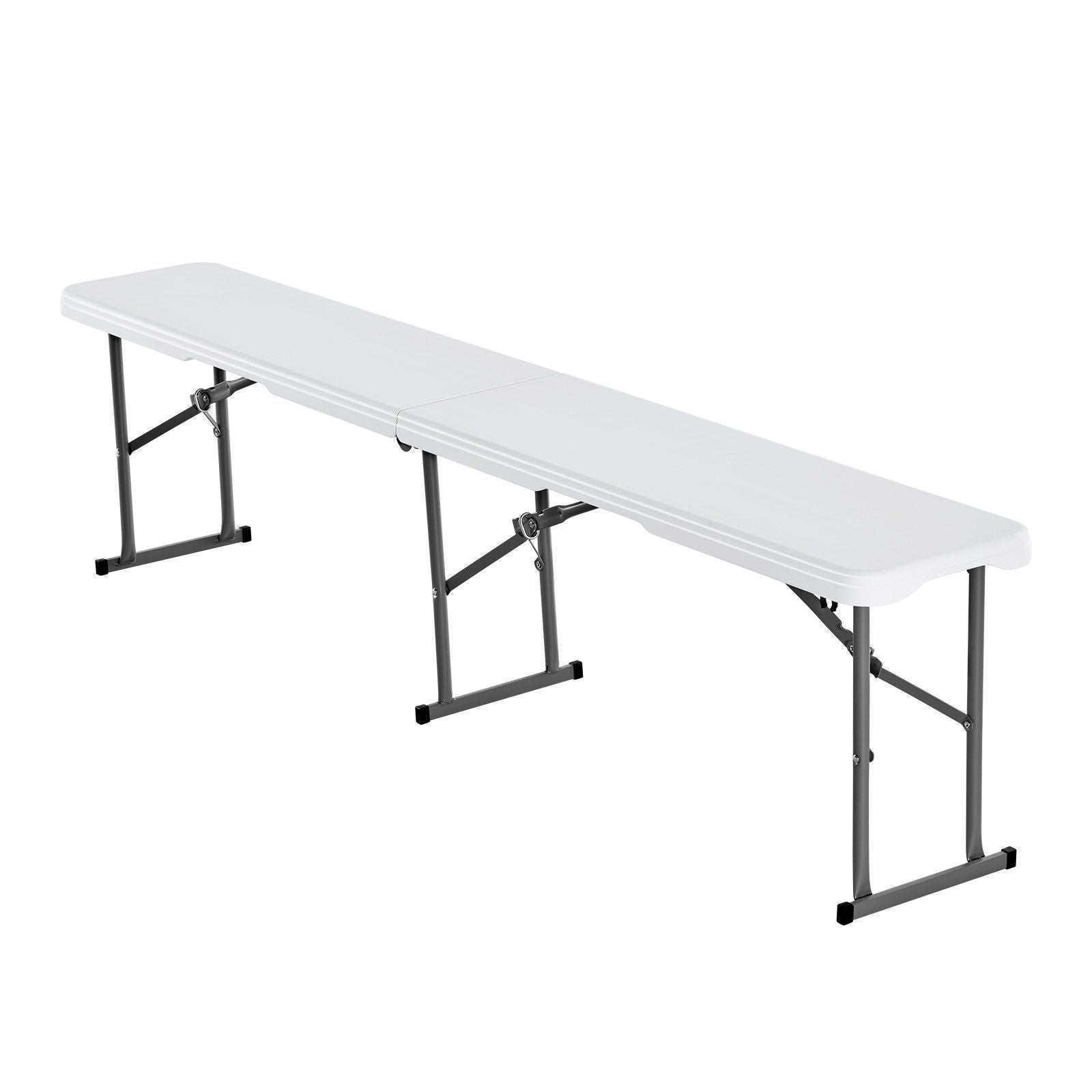 Plastic Folding Bench, 6 ft Portable Bench for Indoor/Outdoor Picnic Party Patio Camping Dining, Foldable V952-SLKZDYDZY6FTUQW6VV0