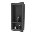 Shower Niche 40.6 x 71.1 x 10.2 cm Recessed Wall Shelf for Bathroom V952-SLLYBK2C16IN1T8NP001V0
