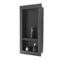Shower Niche 40.6 x 71.1 x 10.2 cm Recessed Wall Shelf for Bathroom V952-SLLYBK2C16IN1T8NP001V0