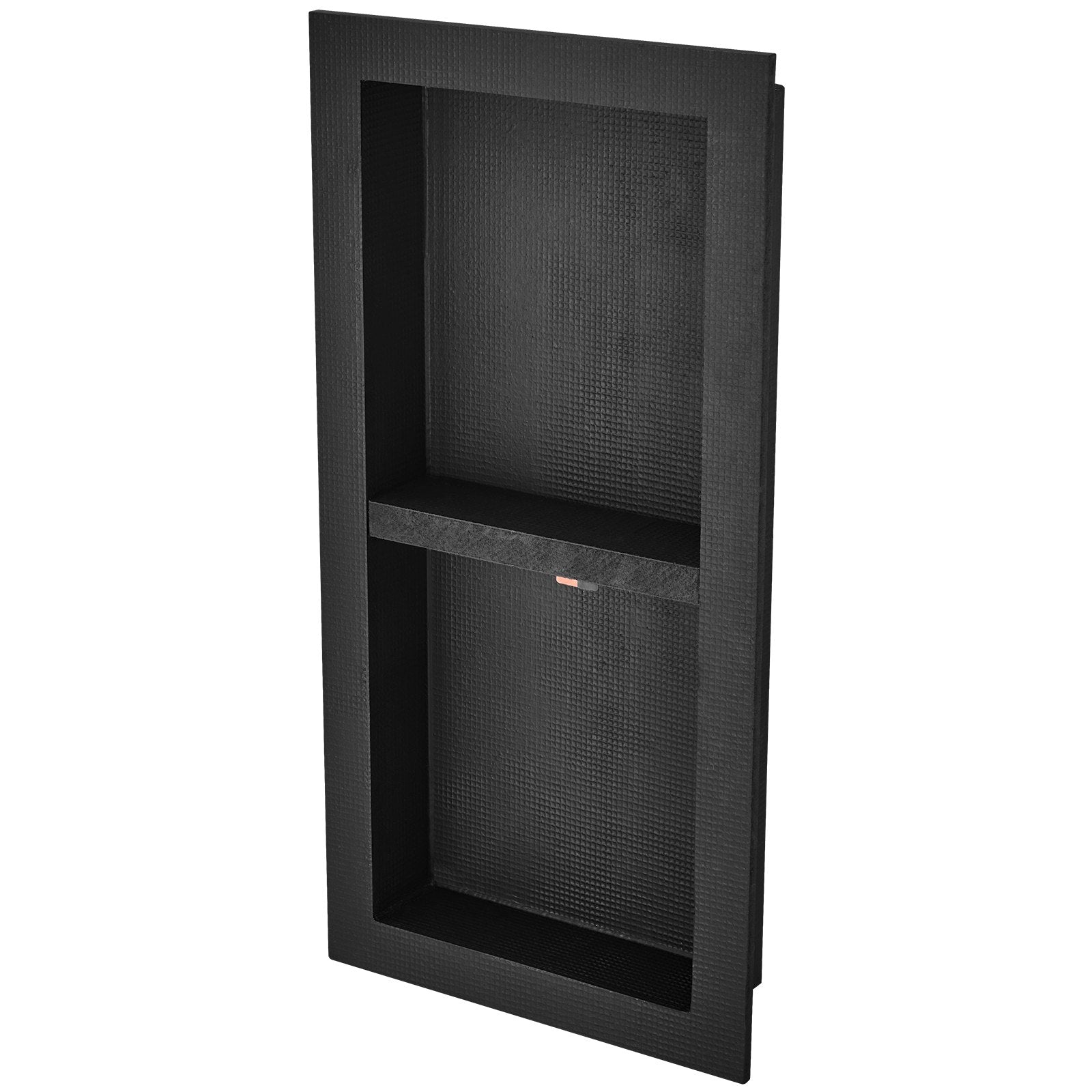 Shower Niche Ready for Tile 40.64 x 81.28 cm, Double Shelf Organizer, Square Corners Wall-inserted Niche V952-SLLYBK2C16YCZ39ANV0