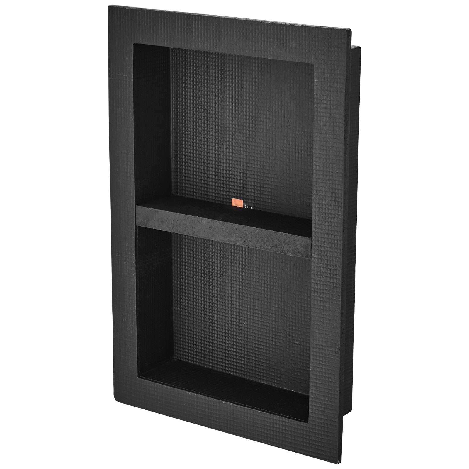 Shower Niche Ready for Tile 40.64 x 60.96 cm, 16 x 24 inch Double Shelf Organizer, Square Corners V952-SLLYBK2C17YCR2AE8V0