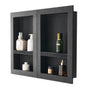 Shower Niche 40.6 x 61+40.6 x 61 cm Recessed Wall Organizer Bathroom V952-SLLYBK4C16INUI9XP001V0