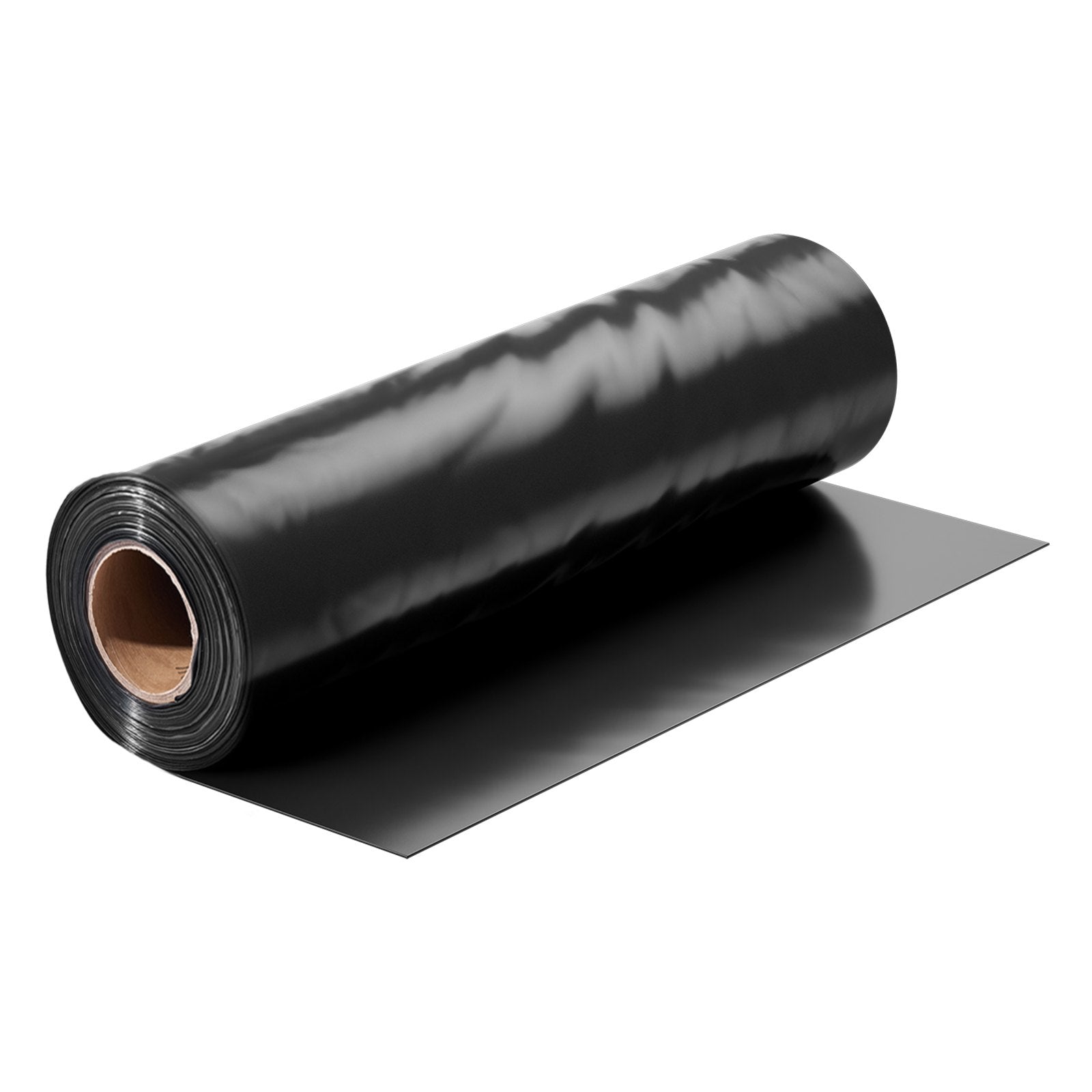 6Mil Plastic Sheeting Roll 24 x 100 FT Heavy Duty Polyethylene Black V952-SLM24FT100FTKVEHIV0