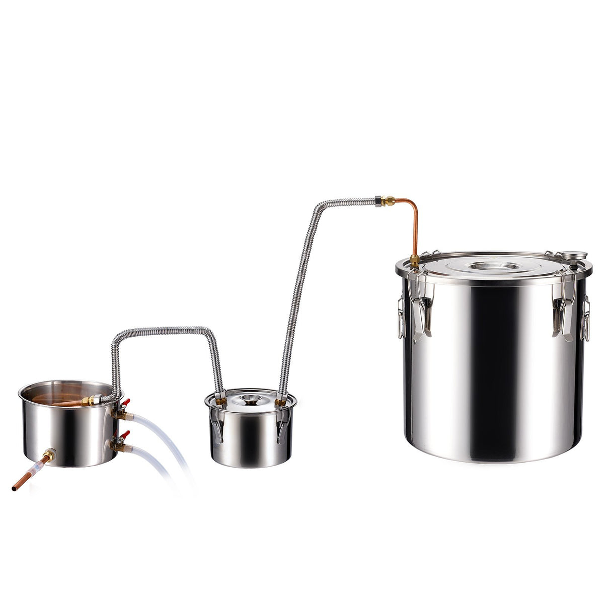 Moonshine Still Water Alcohol Distiller 13.2Gal w/Thumper Keg & Water Pump V952-SLNTZLQYS132J2YX9V3