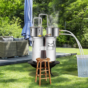 Moonshine Still Water Alcohol Distiller 13.2Gal w/Thumper Keg & Water Pump V952-SLNTZLQYS132KEQNIV3