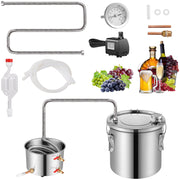 Moonshine Still Water Alcohol Distiller 3Gal w/ Water Pump Stainless Steel V952-SLNTZLQYS35LKMGUCV3