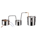 Moonshine Still Water Alcohol Distiller 3Gal w/Thumper Keg & 8W Water Pump V952-SLNTZLQYS3JL217POV3