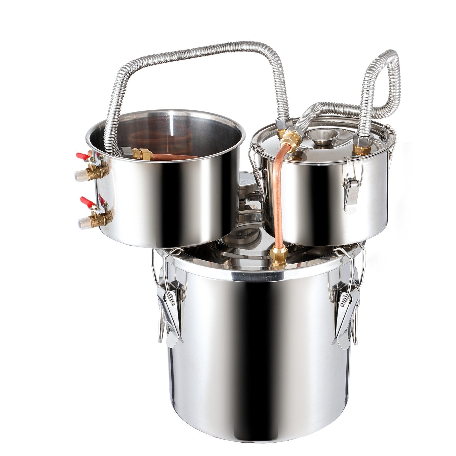 Moonshine Still Water Alcohol Distiller 3Gal w/Thumper Keg & 8W Water Pump V952-SLNTZLQYS3JL217POV3