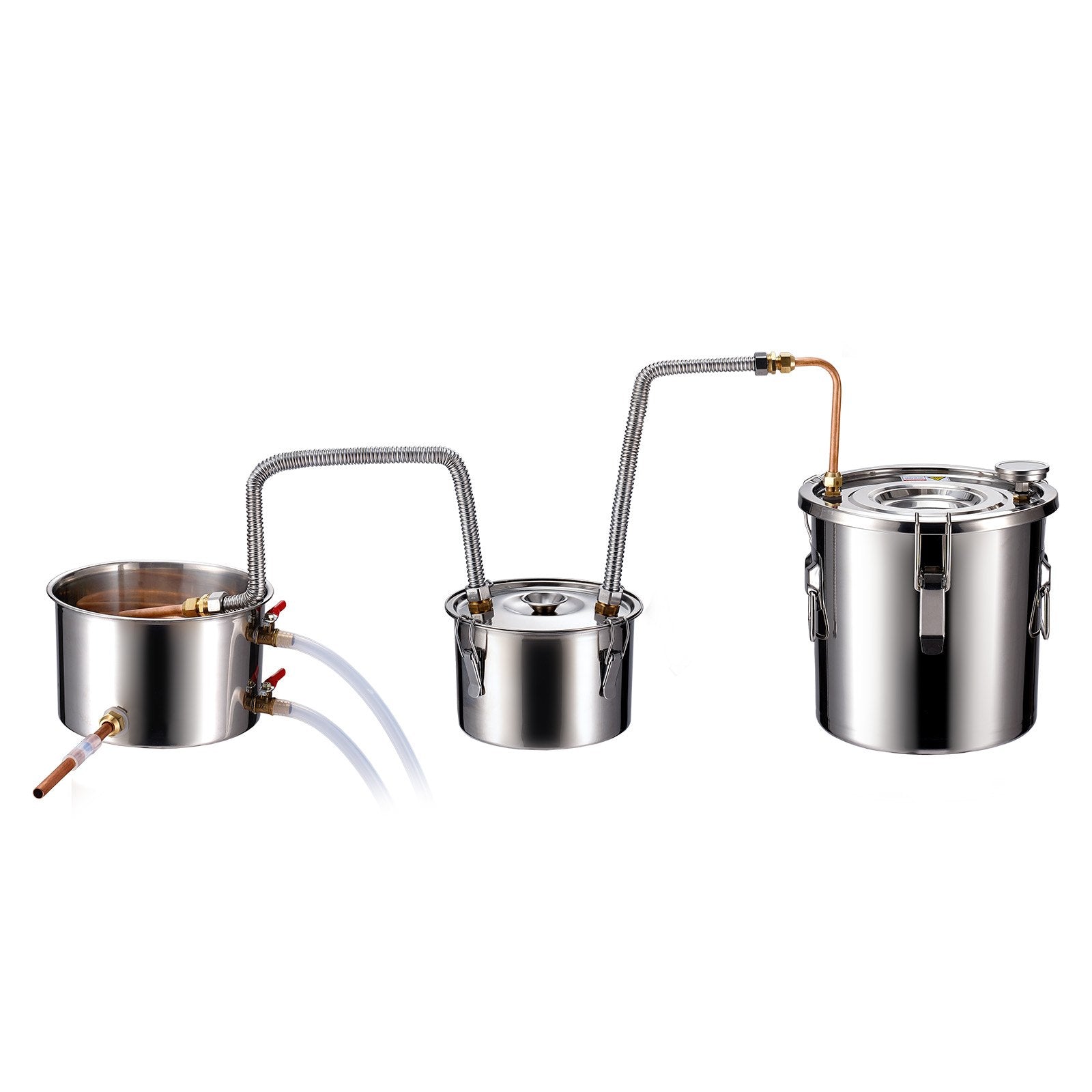 Moonshine Still Water Alcohol Distiller 3Gal w/Thumper Keg & 8W Water Pump V952-SLNTZLQYS3JL217POV3
