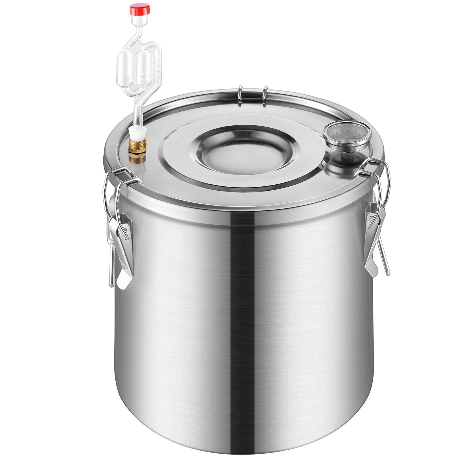 Alcohol Still, 3 Gal / 11.4 L Stainless Steel Water Alcohol Distiller with Copper Coil for Fast Cooling, Dual V952-SLNTZLQYS3JLKIIBBV3