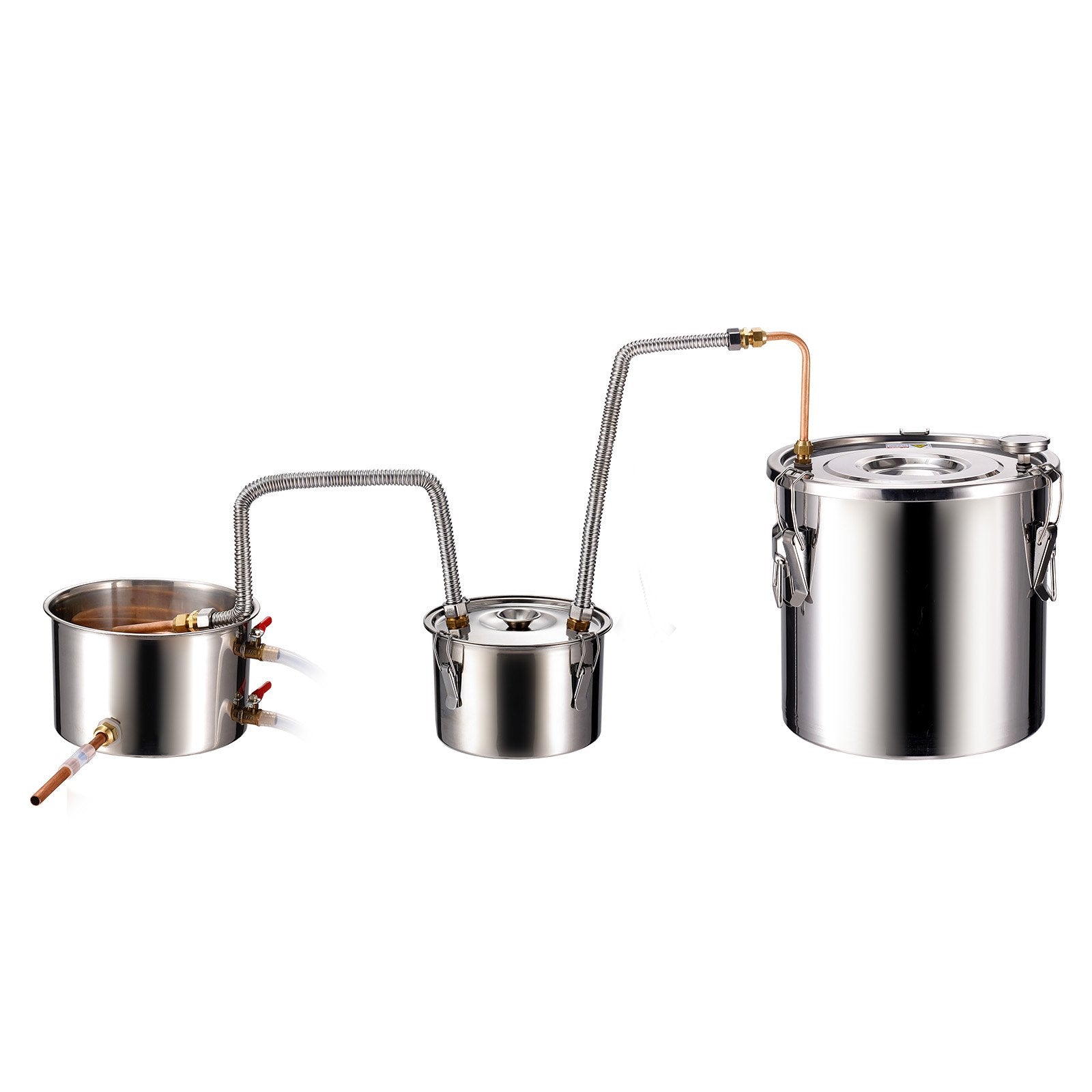 Moonshine Still Water Alcohol Distiller 5Gal w/Thumper Keg & 8W Water Pump V952-SLNTZLQYS5JLUV2A0V3