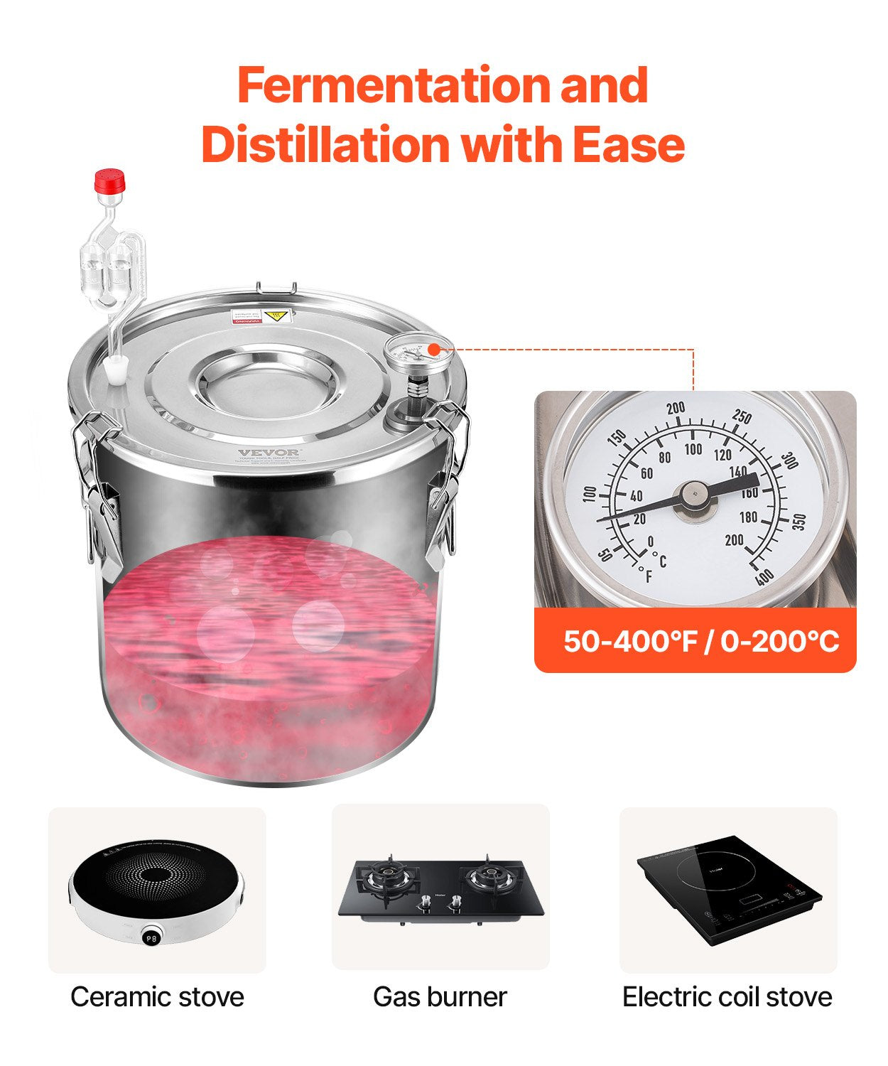 Moonshine Still Water Alcohol Distiller 5Gal w/Thumper Keg & 8W Water Pump V952-SLNTZLQYS5JLUV2A0V3