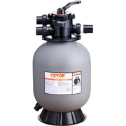 Sand Filter, 16-inch, 406.4mm, Up to 35 GPM Flow Rate, Above Inground Swimming Pool Sand Filter System with V952-SLQYC1635GPM7QADPV0