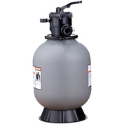 Sand Filter, 16-inch, 406.4mm, Up to 35 GPM Flow Rate, Above Inground Swimming Pool Sand Filter System with V952-SLQYC1635GPM7QADPV0