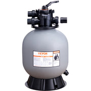 Sand Filter, 19-inch, 482.6mm, Up to 45 GPM Flow Rate, Above Inground Swimming Pool Sand Filter System with V952-SLQYC1945GPM76BDMV0