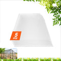 5 Pack Polycarbonate Greenhouse Panels 2' X 4' X 0.32'' Roof Sheets V952-SLWDBBSTM4FTWDFTVV0