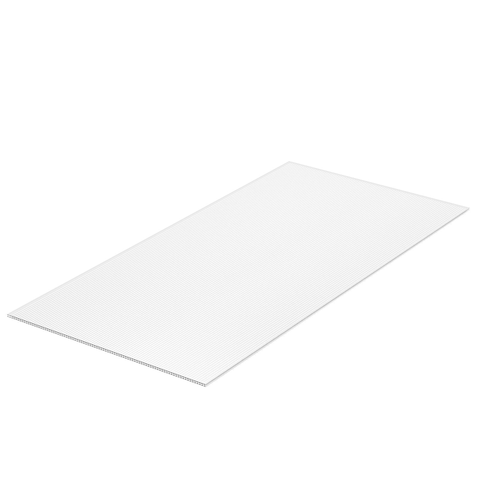 5 Pack Polycarbonate Greenhouse Panels 2' X 4' X 0.32'' Roof Sheets V952-SLWDBBSTM4FTWDFTVV0