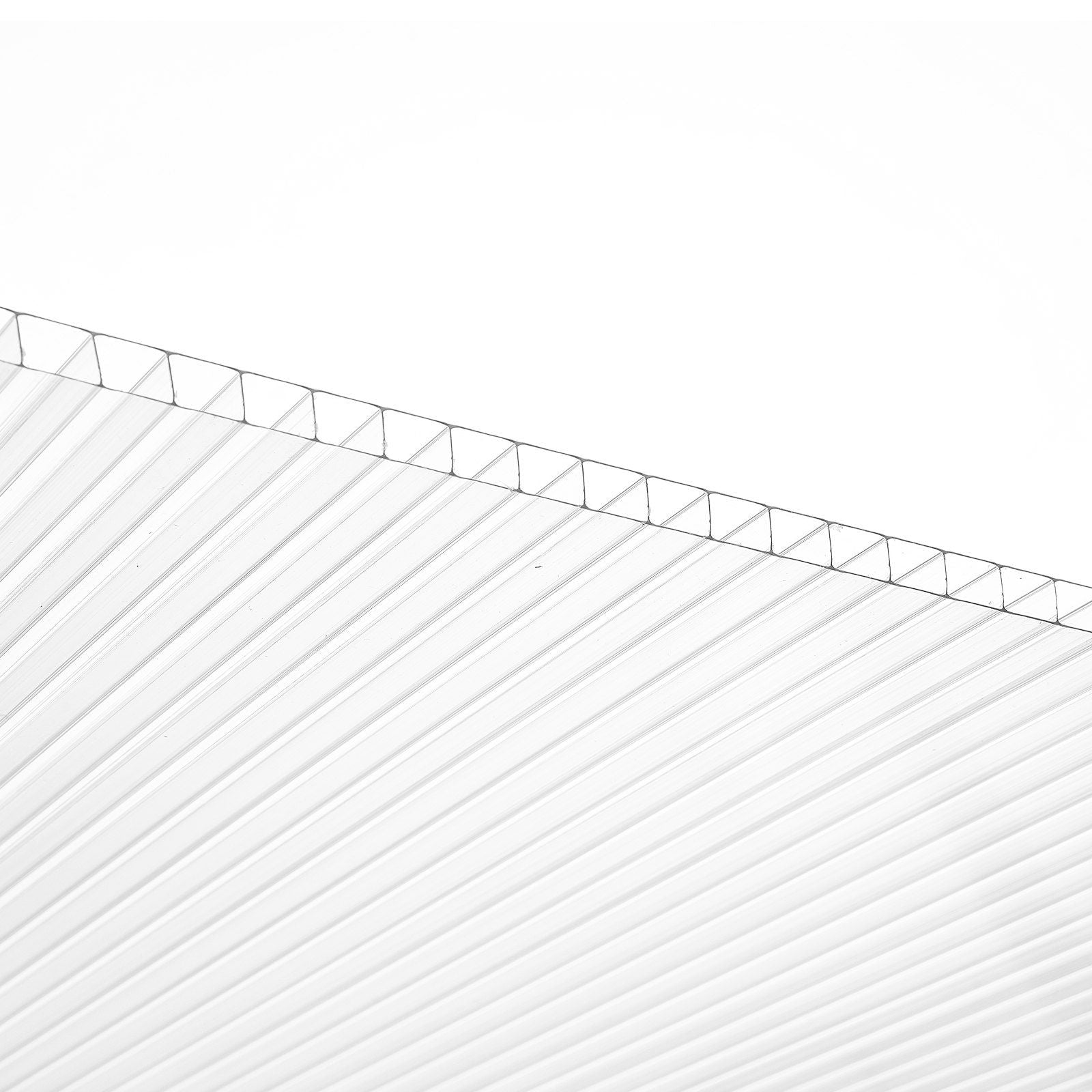 6 Pack Polycarbonate Greenhouse Panels, 3.96' x 1.98' x 0.157" Roof Panels Sheets, Waterproof UV Protected V952-SLWDBBSTM6J03UTBJV0
