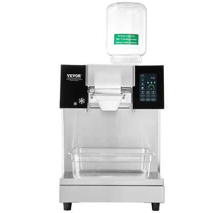 Commercial Snowflake Ice Machine, 397LBS/24H Snowflake Ice Maker, Stainless Steel Ice Shaver Machine, V952-SLXNBJCMYJP1SWA5FV3
