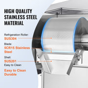 Commercial Snowflake Ice Machine, 385LBS/24H Snowflake Ice Maker, Stainless Steel Ice Shaver Machine, V952-SLXNBJLEDPCMFRQHJV3
